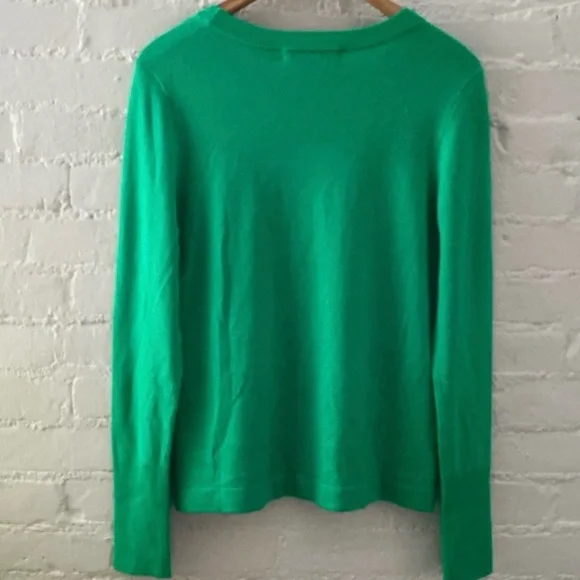 Lily Pulitzer Morgen Sweater Kelly Green Top Size Small Feminine Coquette - Picture 7 of 9
